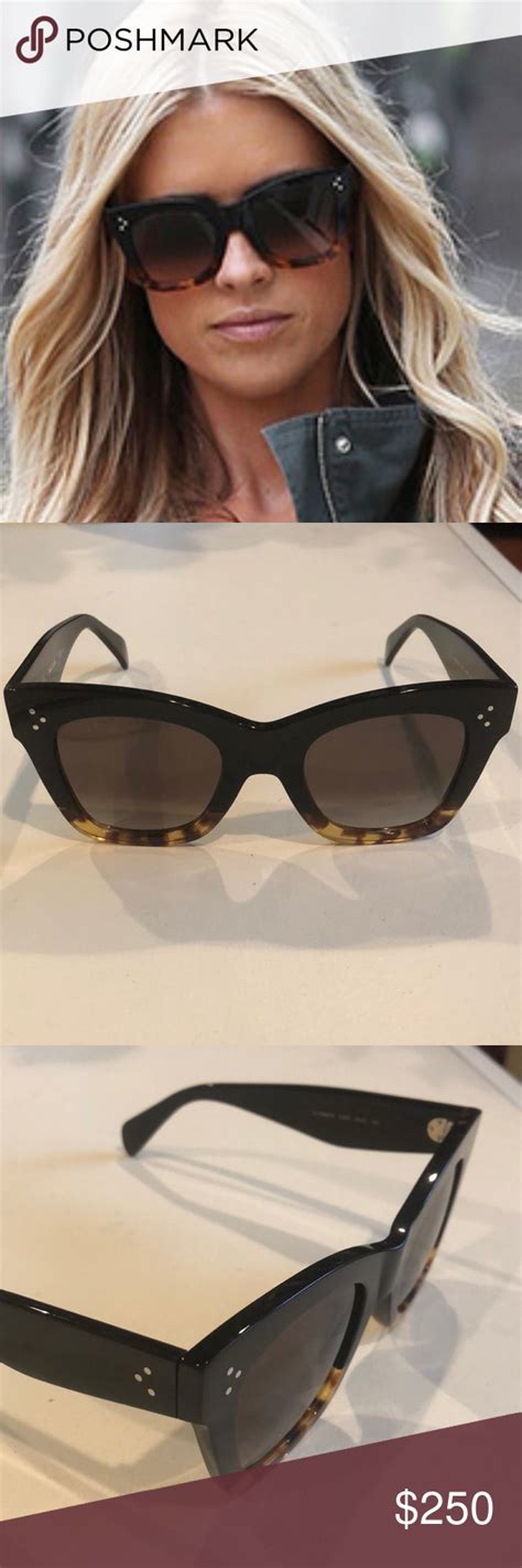 celine havana black sunglasses sale|authentic Celine sunglasses.